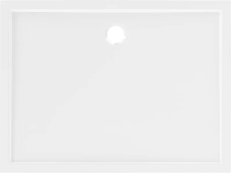Mexen Flow brodzik prostokątny slim 95 x 90 cm, biały połysk - 46R109095