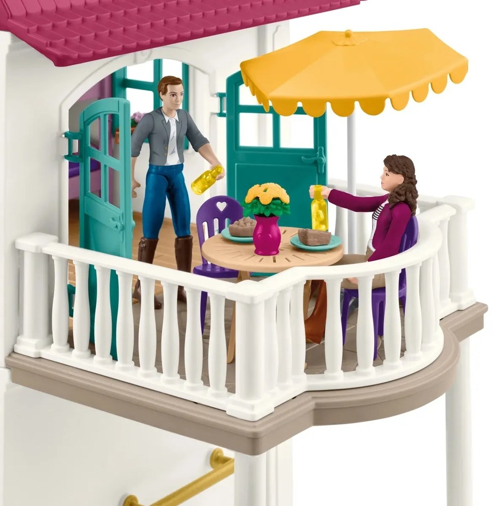 Schleich 42706 Wiejski dom i stajnia nad jeziorem