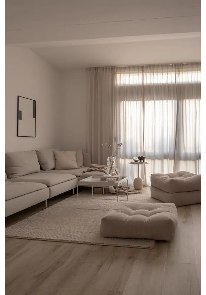 Sztruksowy puf Karup Design More Seaweed