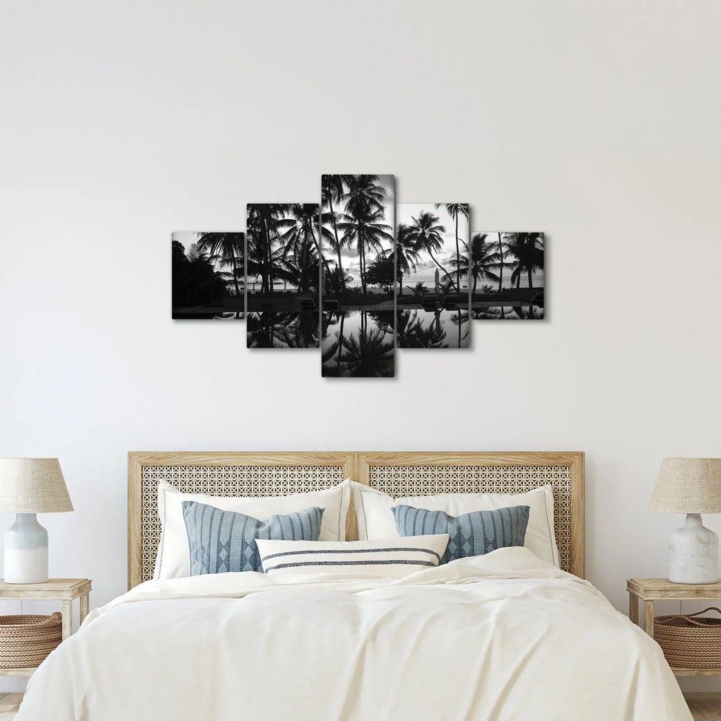 Obraz tropikalnej wyspy (125x70 cm)