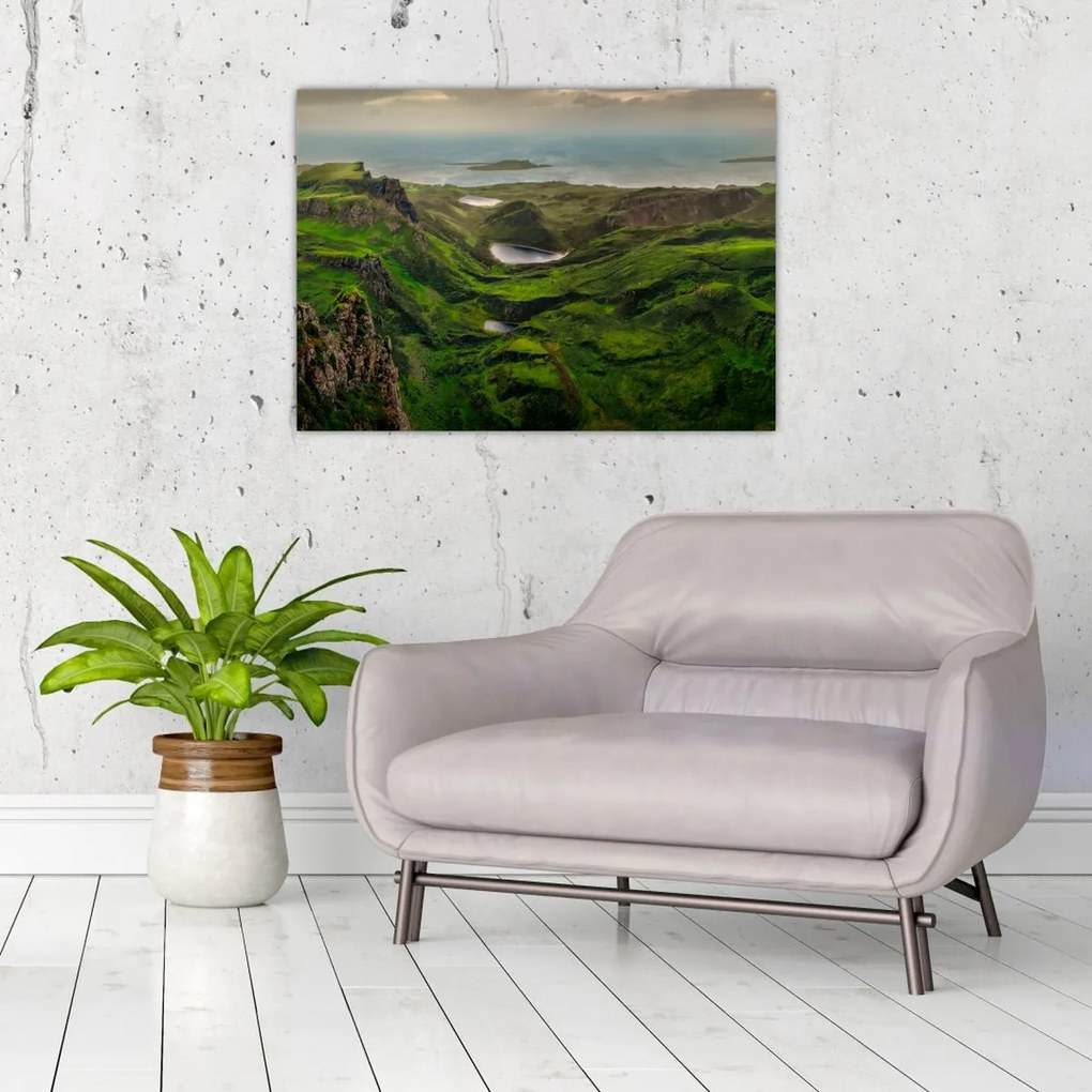 Obraz - Quiraing, Szkocja (70x50 cm)