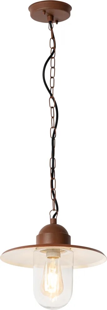 Nowoczesna lampa wisząca zewnętrzna rdzawo-brązowa IP44 - Kansas