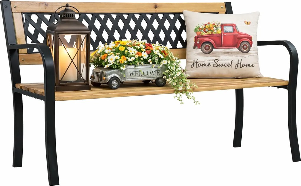 Klasyczna ławka ogrodowa T4-K09