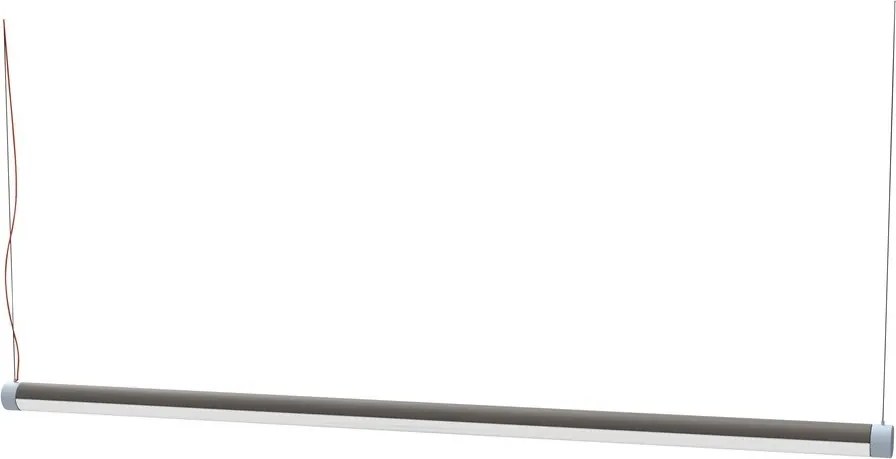 Szara lampa wisząca LED ze ściemniaczem Interplay – Hübsch