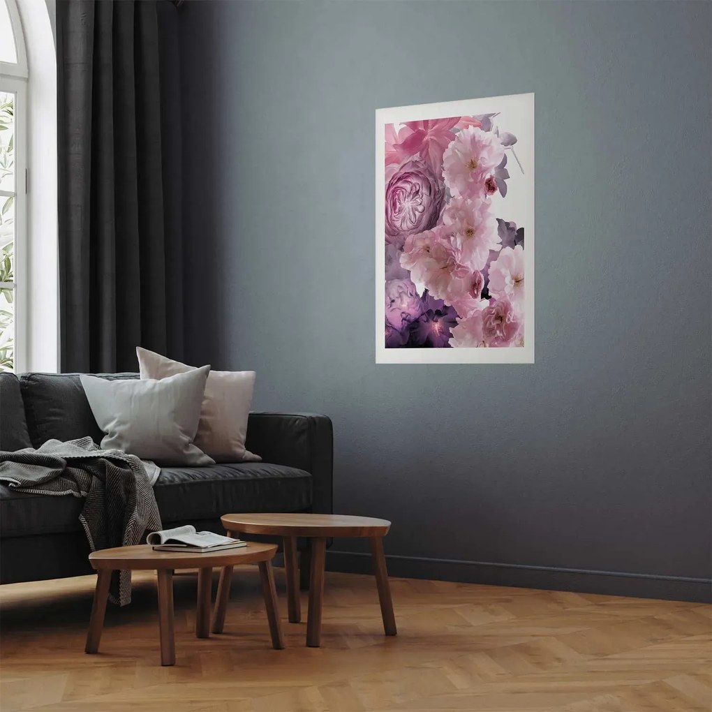 Plakat Wachlarz kwiatów 21x30 cm bez ramy z marginesem ARTGEIST B