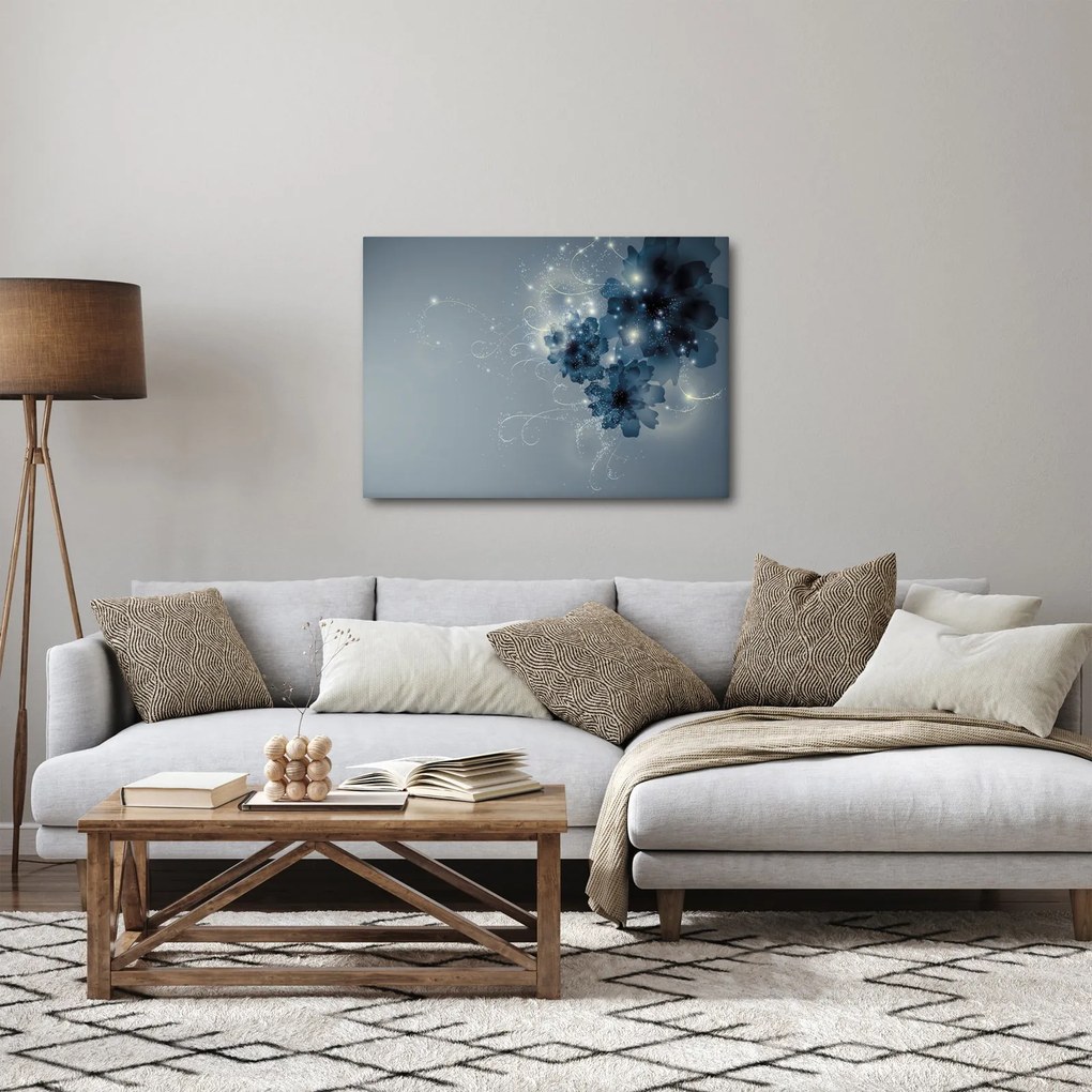 Obraz - Delikatne kwiaty (70x50 cm)