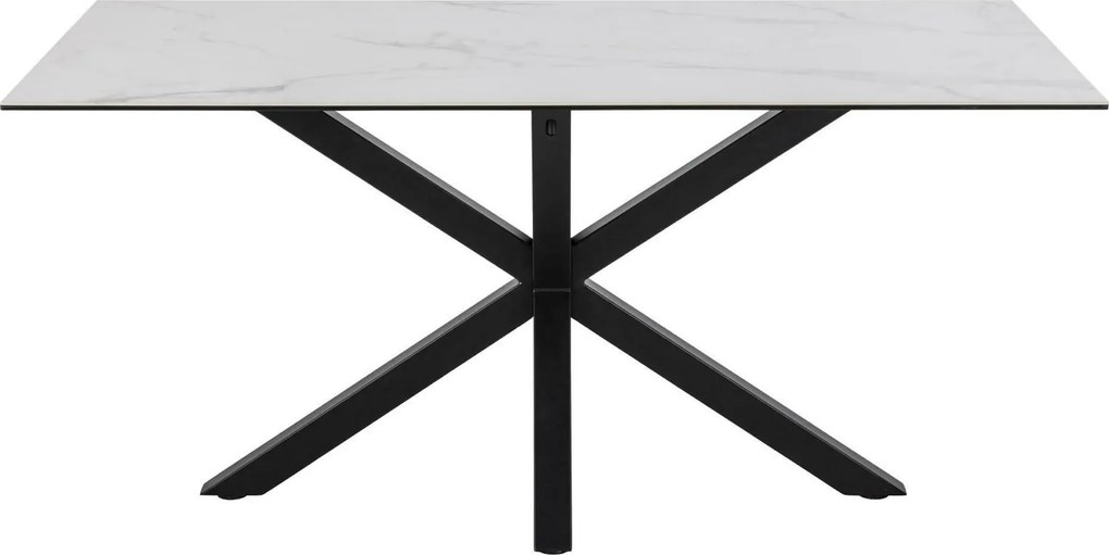 Biały stół z ceramicznym blatem Heaven 160x90