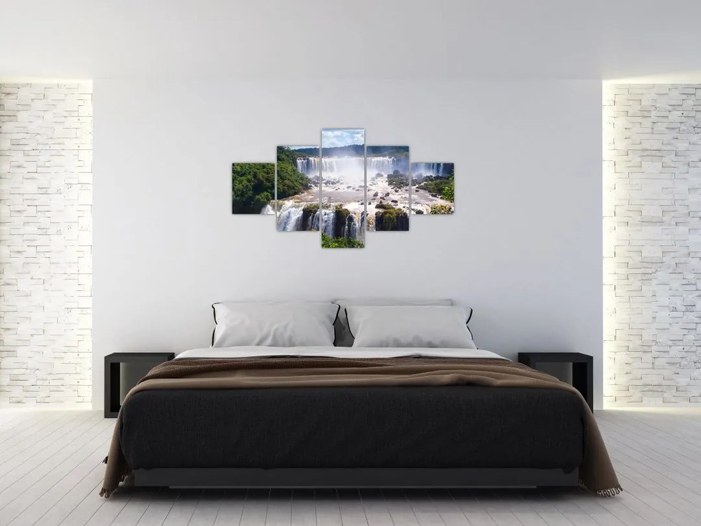 Obraz wodospadu Iguassu (125x70 cm)