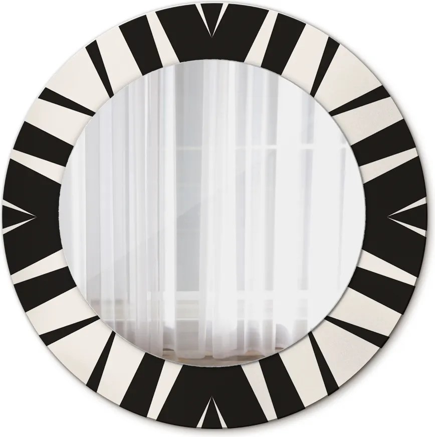 Lustro dekoracyjne okrągłe Abstrakcja geometria