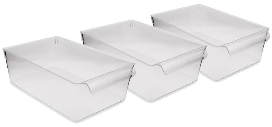 Plastikowy organizer do lodówki 3 szt. – Hermia