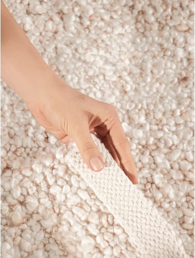 Kremowy chodnik z materiału bouclé tkany ręcznie 80x200 cm Notting Hill Portobello – Ted Baker