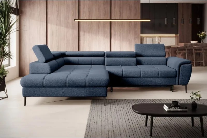 Narożnik DENVER L Lewostronny z funkcją spania Lewostronny w ktaninie SERENO 691 WERSAL