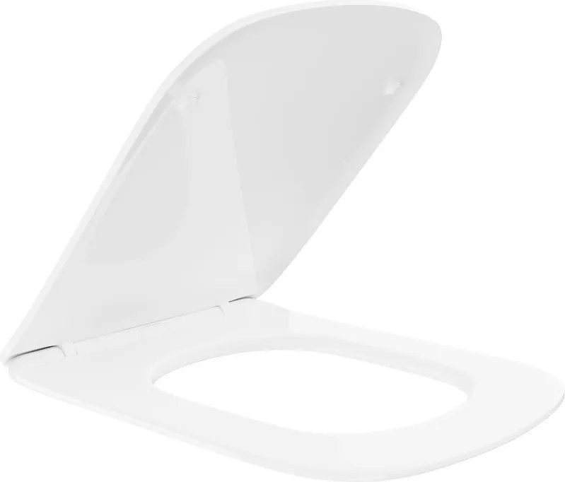 Mexen deska wolnoopadająca slim, duroplast, biała połysk - 39120100