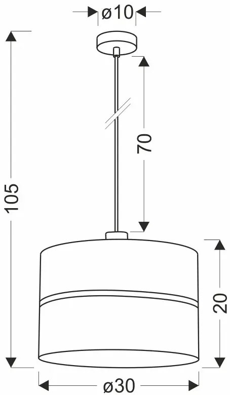 Lampa wisząca abażurowa w stylu glamour czarny + złoto - Z035-Reso