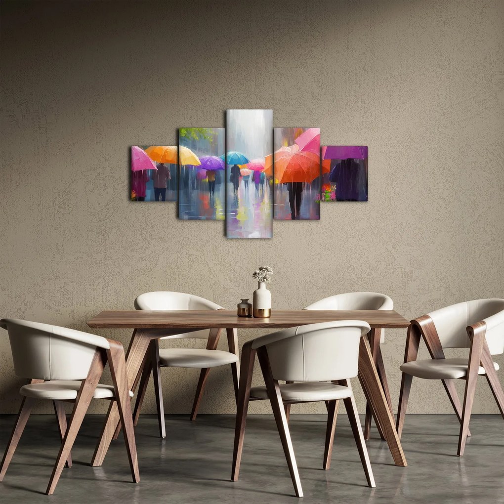 Obraz - Deszczowy dzień (125x70 cm)