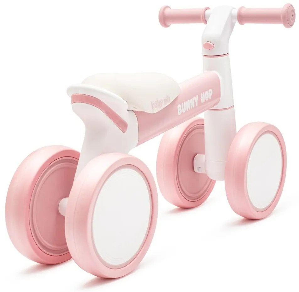Baby Mix Odpychacz dla dzieci Bunny Hop Ultralight, różowy