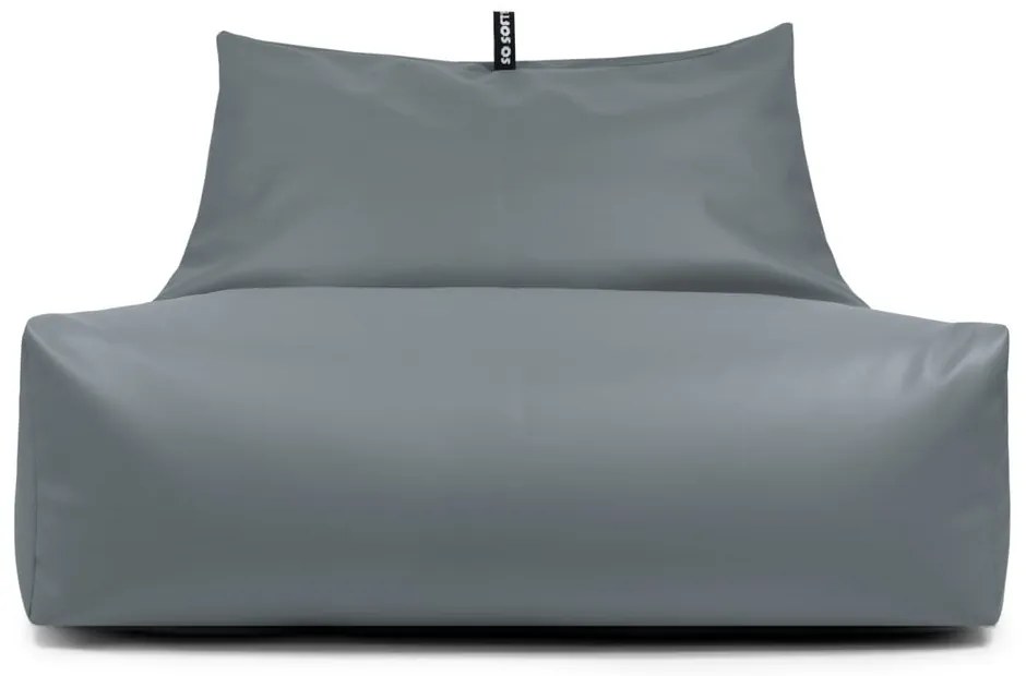 Pomarańczowy worek do siedzenia z imitacji skóry Icy Sofa – So Soft?