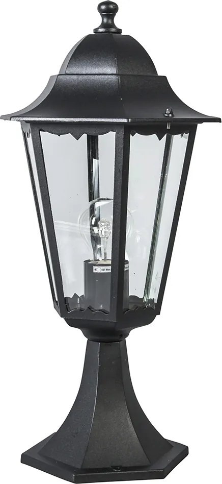 Klasyczna latarnia zewnętrzna podstawa czarna IP44 - New Orleans