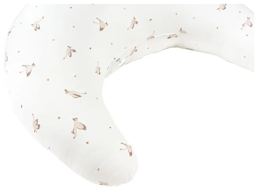 Biała poduszka do karmienia Goose – Malomi Kids
