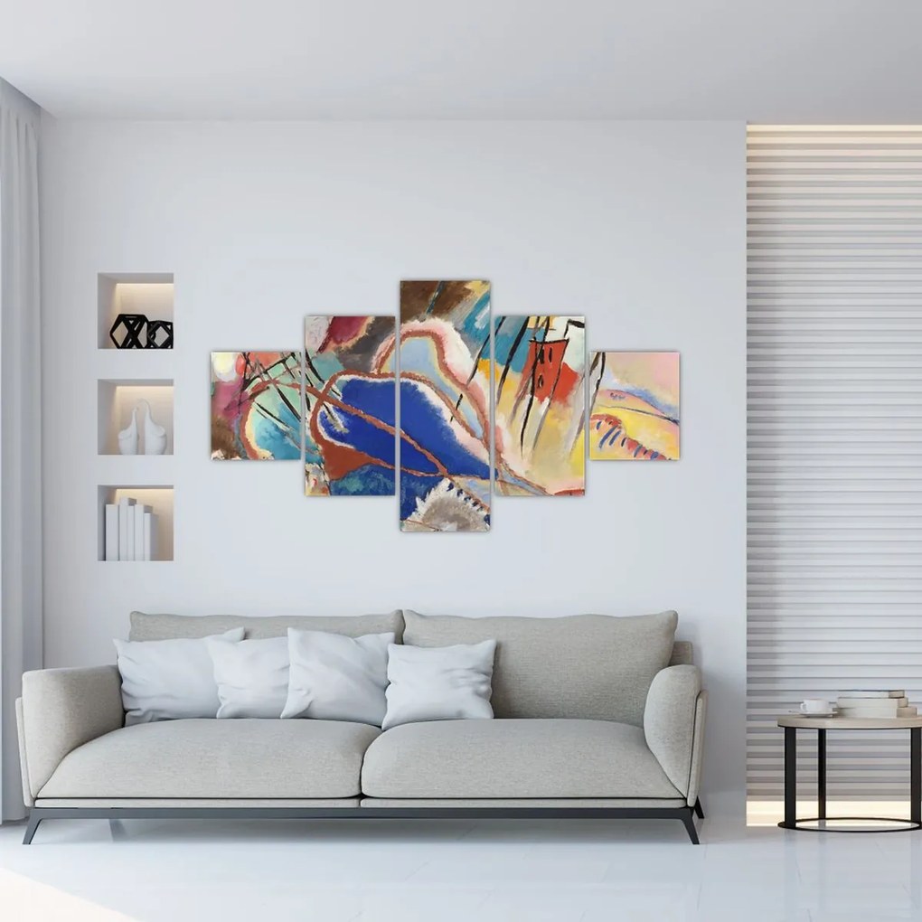 Obraz -  Vasily Kandinsky, Improvisation No. 30 (Cannons), reprodukcje (125x70 cm)