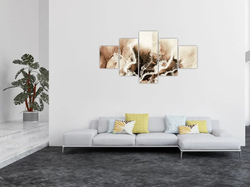 Obraz - Abstrakcja (125x70 cm)