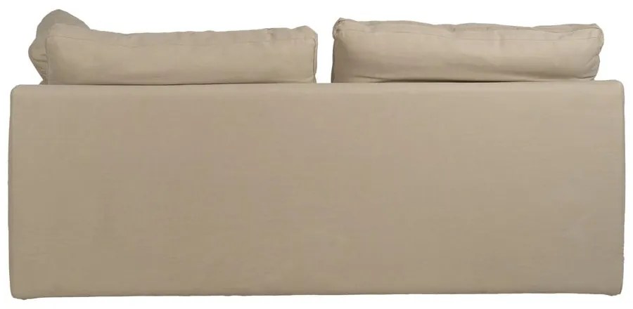 Beżowa lniana sofa 180 cm – Ixia