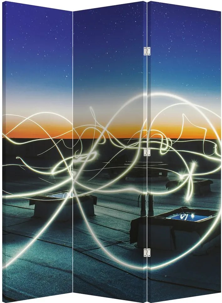 Parawan - Widok nieba z dachu (126x170 cm)