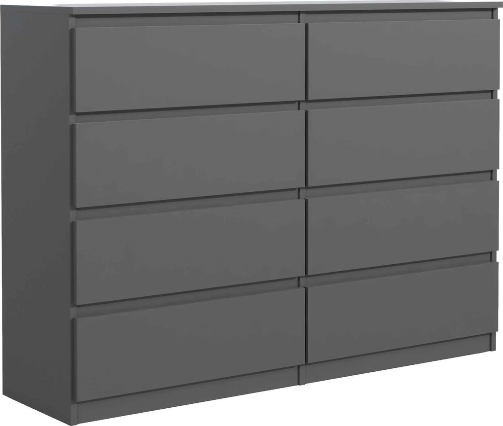 Komoda NUDO 120 cm do Salonu Sypialni Antracyt