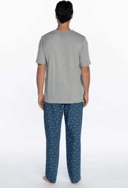 Piżama męska THEODOR L Szary