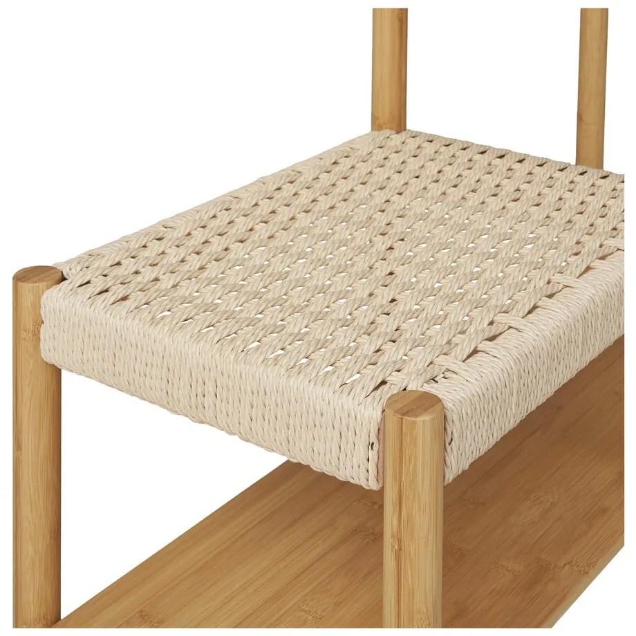 Bambusowy zestaw do przedpokoju w naturalnym kolorze Ember – House Nordic