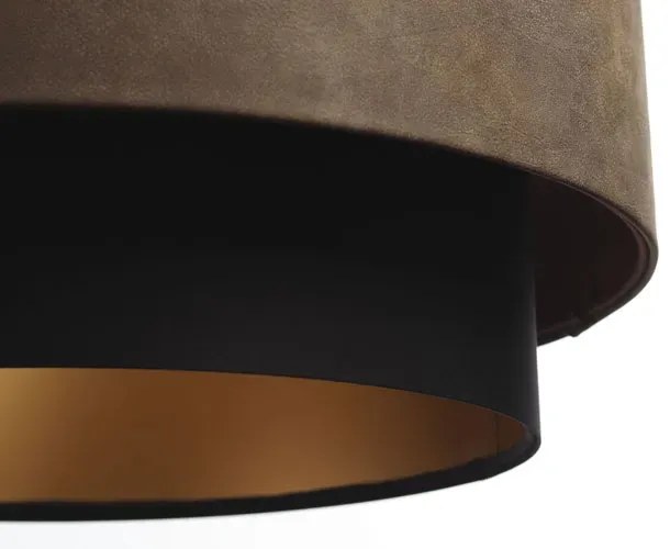 Brązowa nowoczesna lampa wisząca nad stół - 3X S429 C8-P24