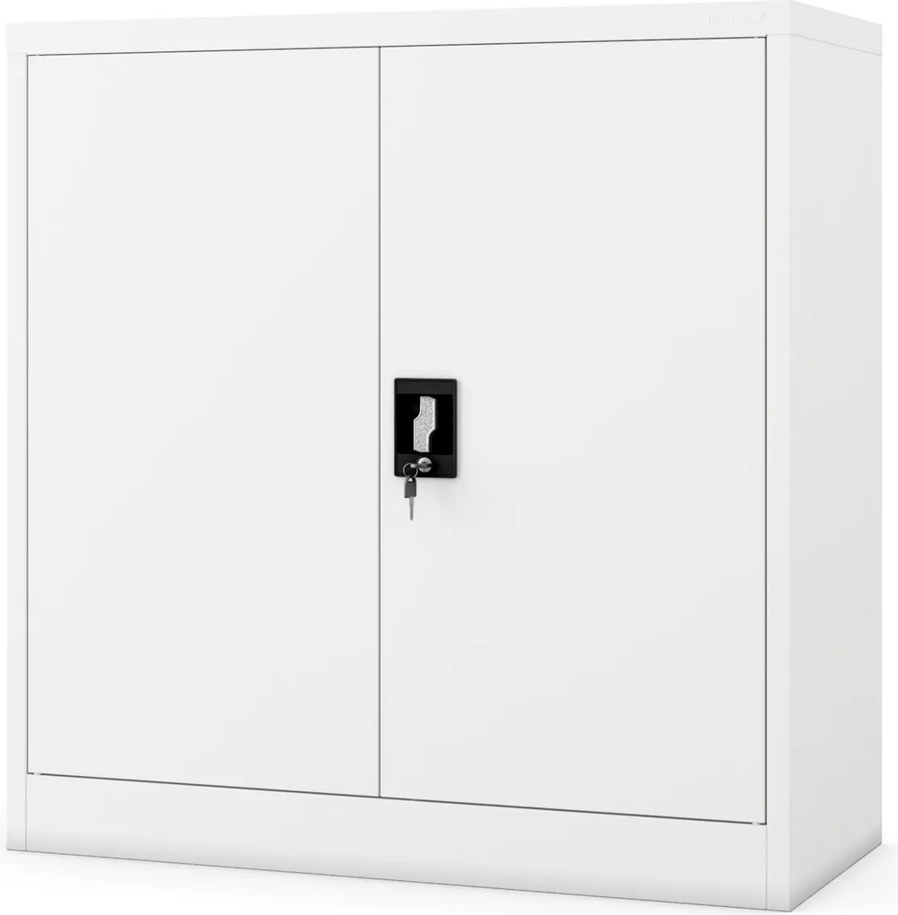 Szafka biurowa na dokumenty Beata 90x40x93 cm biała