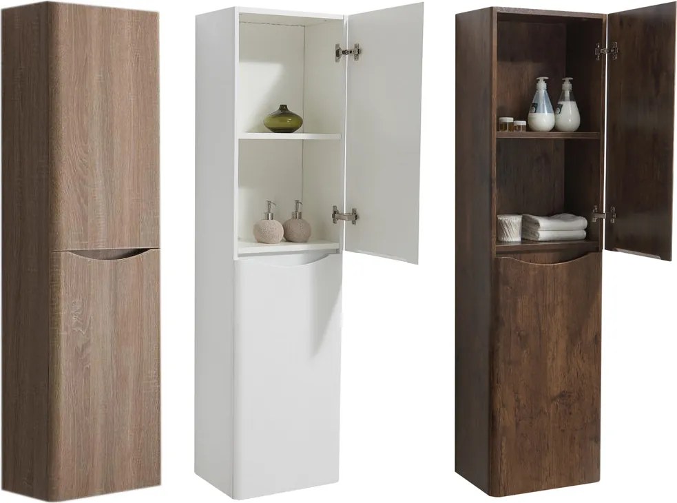 Szafka boczna do zestawu mebli łazienkowych SMILE