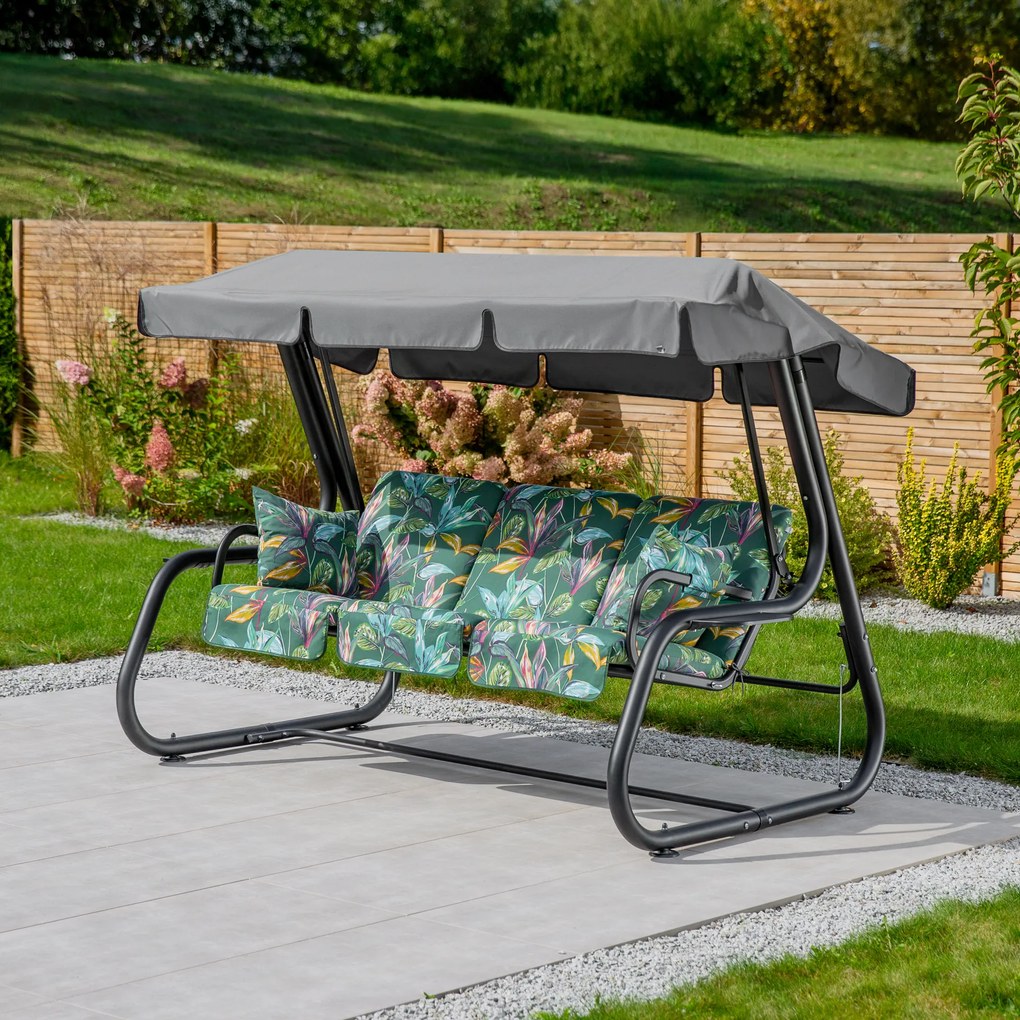 Huśtawka ogrodowa Rimini Black Edition G058-02PB PATIO