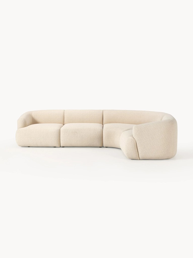 Narożna sofa modułowa Bouclé Sofia (4-osobowa)