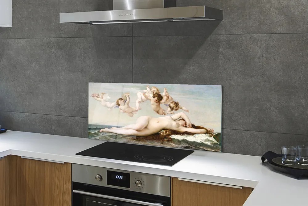 Szklany Panel Narodziny Wenus - Alexandre Cabanel