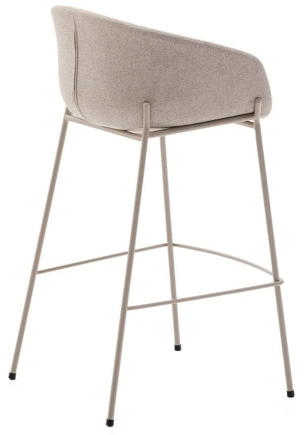 Beżowy hoker (wysokość siedziska 75 cm) Yvette – Kave Home