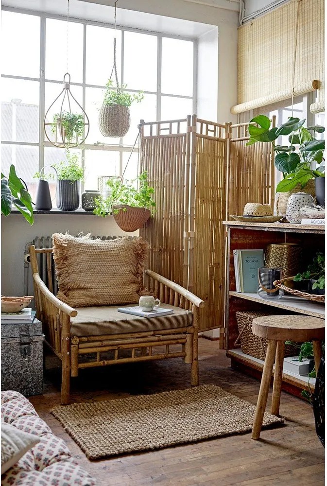 Bambusowy fotel ogrodowy Sole – Bloomingville