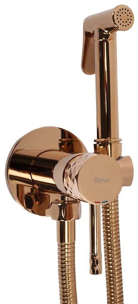 Bateria Bidetowa REA Lungo Loop Diamond Miedź