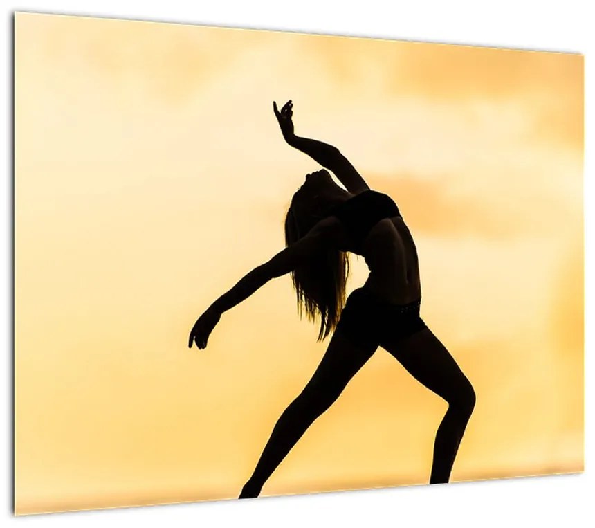 Obraz na szkle tancerki (70x50 cm)
