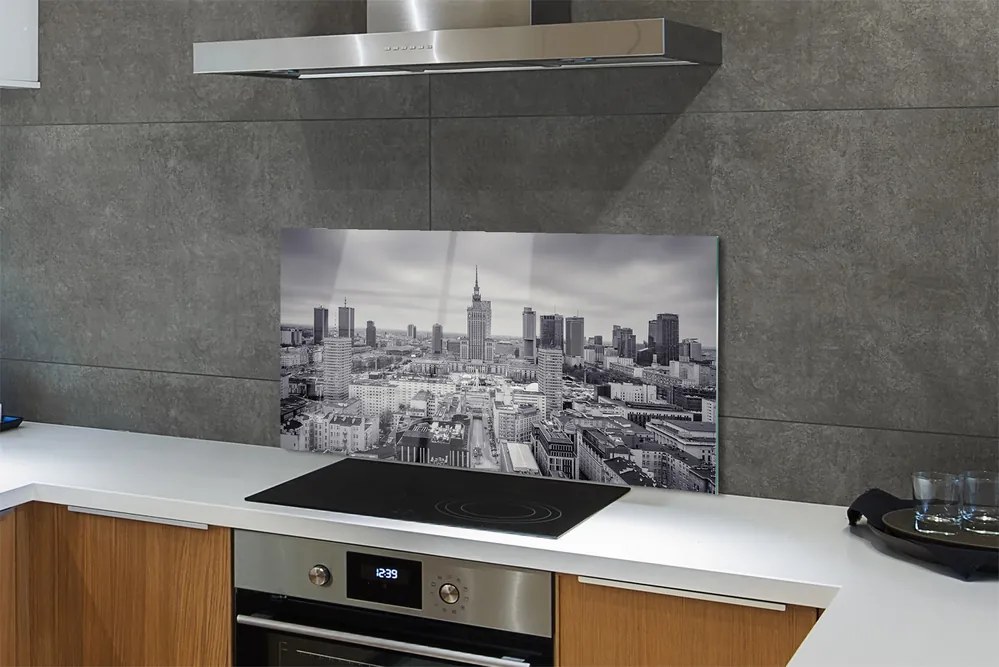 Szkło do Kuchni na Ścianę Biznesowe Serce Warszawy