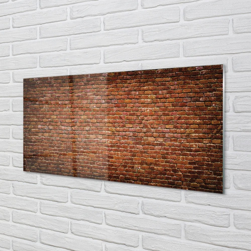 Szklany Panel Klasyczna Struktura Cegły
