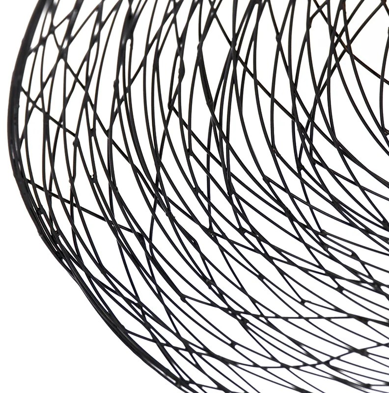 Orientalny plafon czarny 60 cm - Glan