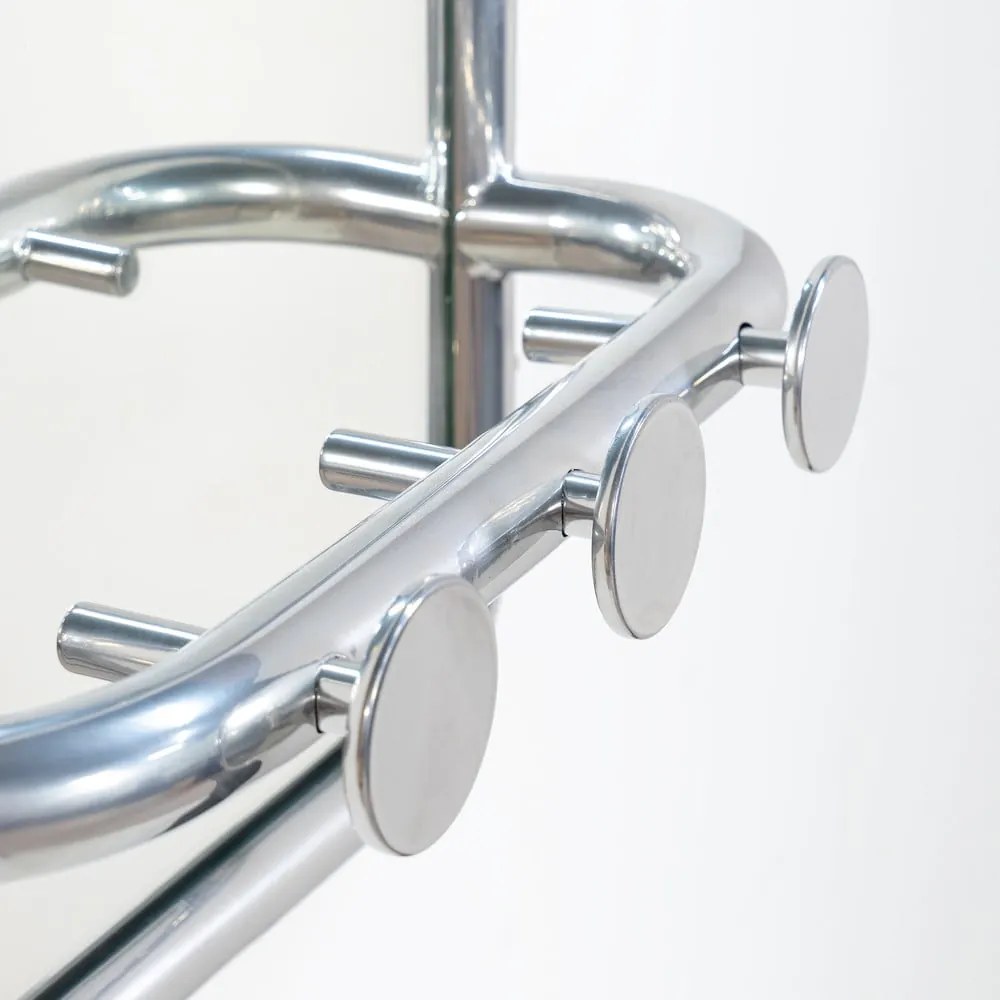 Lustro z wieszakiem ścienne 35x60 cm Retro – Spinder Design