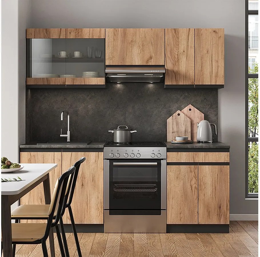 Panel przedni złoty dąb power/antracyt 200x46x81.6 r-line