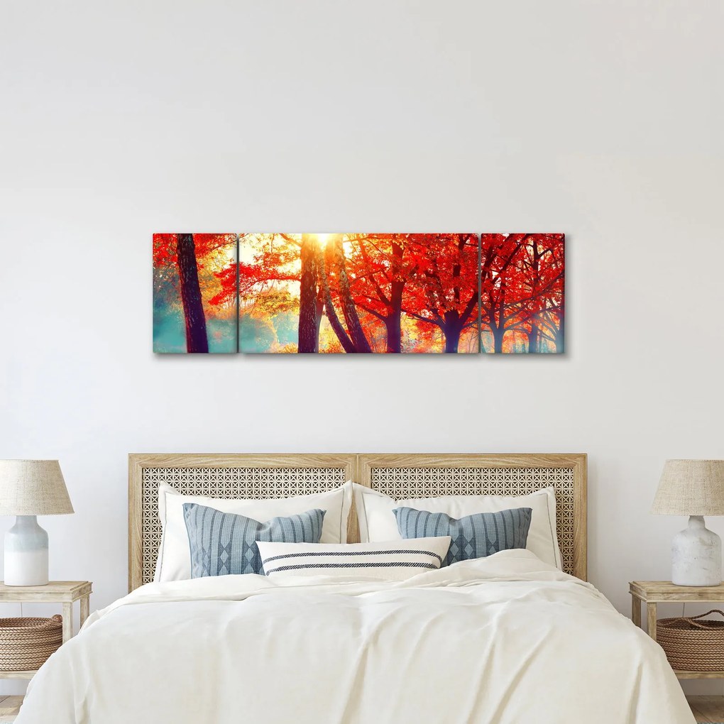 Obraz- Jesienny krajobraz (170x50 cm)