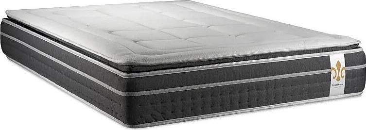 Kompletny zestaw lózka - materac 160x200 cm + Sprezyna skrzyniowa z listwami (w zestawie) + 2 poduszki Koldra - Trente PLUS