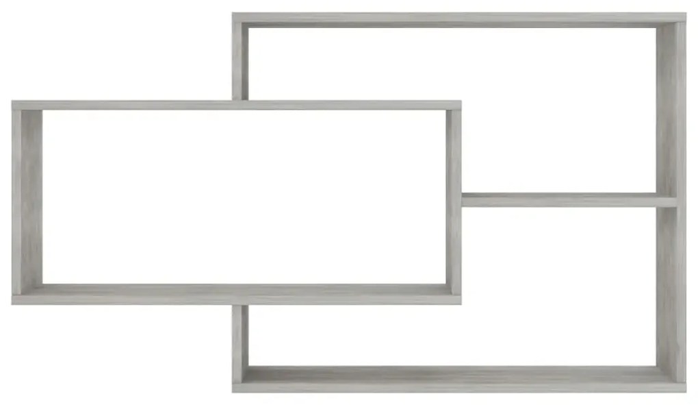 Zestaw półek ściennych w kolorze betonu M8-H22