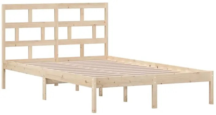 Łóżko z naturalnego drewna sosny 120x200 - Adia 4X