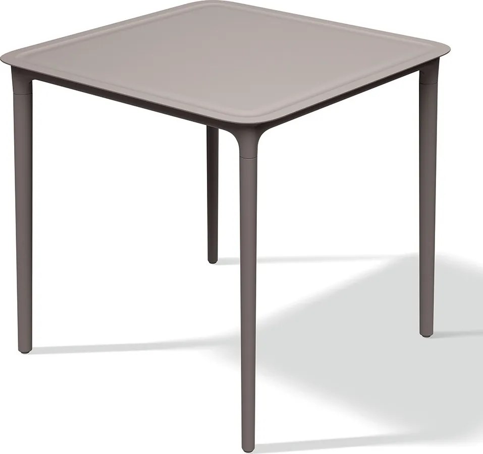 Plastikowy stół do ogrodu Rimo 80, kwadratowy